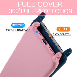 Étui de téléphone portable avec cordon de cou, sangle de cou, cordon en silicone pour <span class=keywords><strong>iPhone</strong></span> 14 13 Pro Max - Product Image 4