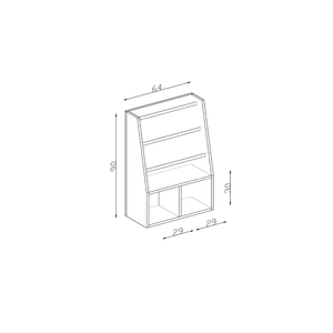 Estantería de muebles <span class=keywords><strong>Montessori</strong></span> de fábrica propia para niños, estantería de madera para guardería y sala de juegos, estantería de esquina para biblioteca de 4 niveles - Product Image 6