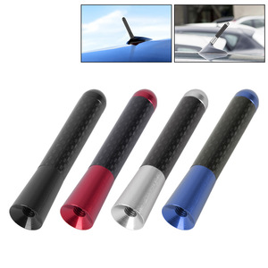 Antenne de voiture 3,5 cm 8 cm universelle en fibre de carbone et aluminium, accessoire décoratif - Product Image 5
