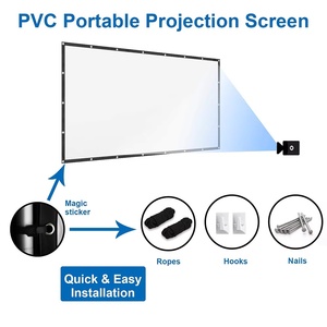 Écran de projection portable universel HaoMing de 150 pouces 16:9, idéal pour la maison, l'extérieur et les voyages, écrans pliables - Product Image 5
