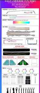 ไฟตกแต่งภายในรถยนต์ 26 LEDs แสงดาวสร้างบรรยากาศ 12V 6-12W แบบเสียบใช้งานได้ทันที สำหรับปี 2024-2025 - Product Image 5