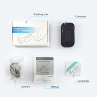 Oxymètre de pouls portable numérique OLED médical électrique Yonker Healthcare avec mesure du taux d'oxygène (SpO2) et de la fréquence cardiaque, certifié CE, 2 piles AAA