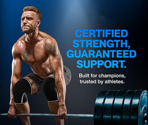 Genouillères <span class=keywords><strong>de</strong></span> <span class=keywords><strong>musculation</strong></span> personnalisées <span class=keywords><strong>de</strong></span> haute qualité avec logo pour femmes, respirantes, durables et <span class=keywords><strong>élastiques</strong></span> - Product Image 4