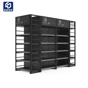 Étagères gondoles personnalisées hypermarché Étagères de supérieurPrésentoirs présentoirs en métal multicouche simple face double face - Product Image 5