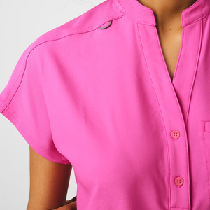 Divisa Ospedaliera Personalizzata Bestex per Infermiere, Completo da Lavoro Casual con Scollo a V, Uniforme Sanitaria per Donne - Product Image 3