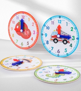 Vente en gros de la petite enfance éducation Puzzle horloge jouet horloge numérique correspondant à la main pour les nourrissons et la <span class=keywords><strong>maternelle</strong></span> - Product Image 3