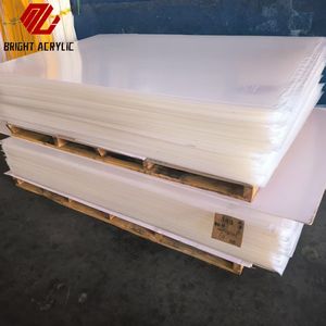 Fundición acrílica brillante, hojas transparentes de alta claridad de 5mm de espesor, 1220*2440mm (4x8ft), ISO 9001, suministro a granel, estantes de quiosco minoristas - Product Image 1