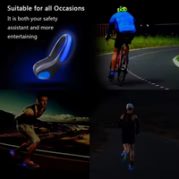 Clip LED étanche pour chaussures, idéal pour la course nocturne en extérieur, le cyclisme et les avertissements de sécurité – Chaussures lumineuses pour coureurs, joggeurs et cyclistes