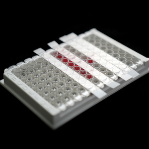 Keyicheng – Film d'étanchéité résistant à la chaleur, plaque à 8 puits, transparente et amovible, pour expériences biologiques, 50 paquets - Product Image 1