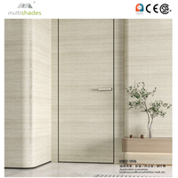 Porte intérieure minimaliste en bois massif MULTI-TEINTES, robuste, insonorisée et à fonctionnement fluide