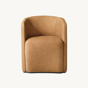 Nordic stile moderno imbottito a botte posteriore <span class=keywords><strong>in</strong></span> <span class=keywords><strong>pelle</strong></span> poltrona <span class=keywords><strong>da</strong></span> <span class=keywords><strong>pranzo</strong></span> per sala <span class=keywords><strong>da</strong></span> <span class=keywords><strong>pranzo</strong></span> - Product Image 4