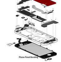 Ruban adhésif double face ultra-fin 0,12 mm en acrylique haute adhérence résistant à la chaleur pour fixation de cadre d'écran de téléphone, anti-ondulation, sans résidus