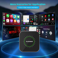 Nuevo Reproductor Multimedia para Auto con Sistema Android 15, CarPlay AI Box 4G+64GB, Adaptador Inalámbrico, Compatible con Pantalla Dividida y Múltiples Aplicaciones