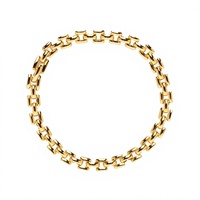 Bracelet chaîne cubaine en argent sterling 925 plaqué or, jonc minimaliste pour cadeau de mariage ou de fête