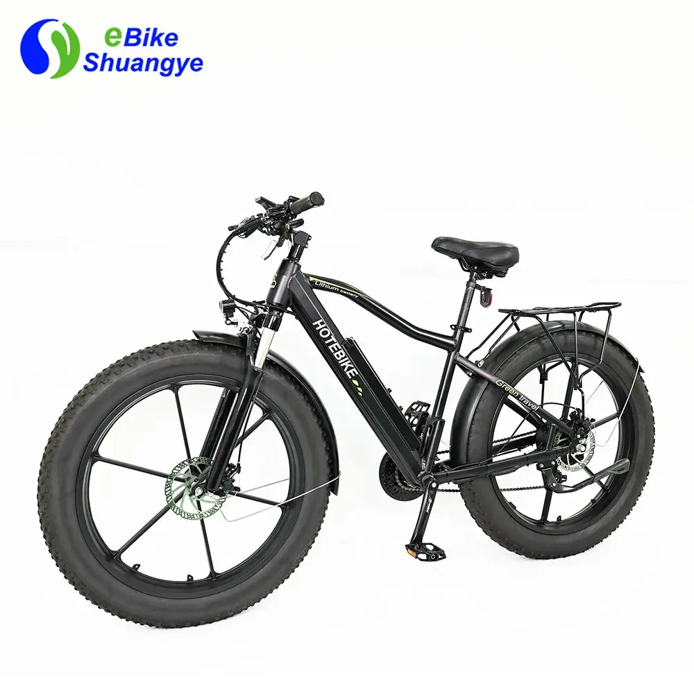 Shuangye e bike mtb A6AH26F-M electric bike 48v 500W 750W brushless motor electric pocket bike