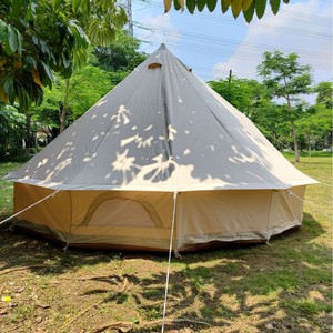 Indian <b>Tent</b> Family Camping <b>Tent</b> 3-9 Person <b>Large</b> Space Outdoor Three Season Oxford Cloth <b>Tent</b> - Product Image 2