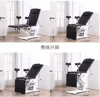 Table d'examen gynécologique portable avec étriers – Chaise d'examen médical manuelle pour gynécologie