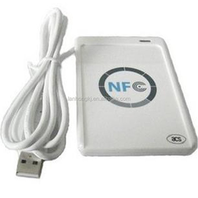 USB Full Speed Interface ACR122U 13.56MHz ISO14443A Desktop NFC Reader for Support ABS Material 8cm Reading Distance
