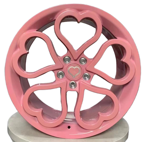 5 lỗ 15 16 17 18 19 20 21 22 23 24 inch màu sắc tùy chỉnh vành màu hồng hình trái tim giả mạo bánh xe cho BMW <span class=keywords><strong>Mini</strong></span> - Product Image 6