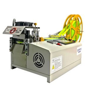 Tự động góc <span class=keywords><strong>Nylon</strong></span> CuộN PVC Polyester Vải dây đeo vành đai đàn hồi nhãn vết băng Cắt băng cắt - Product Image 5