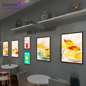 Gran oferta, caja de luz LED ultrafina y delgada, póster de tracción de aluminio, pantalla de luz luminosa para restaurantes, bodas, oficinas remotas, tiendas - Product Image 1