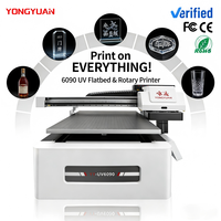 Meilleure imprimante industrielle UV DTF à plat, machine d'impression numérique numérique rotative 3D multicolore à haute résolution pour cylindres, avec technologie Ricoh et fonctionnement automatique