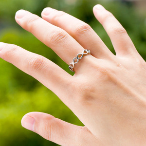 Anello a Forma di Otto Cavo per Donne, Gioielli Minimalisti alla Moda, Vendita all'Ingrosso - Product Image 2