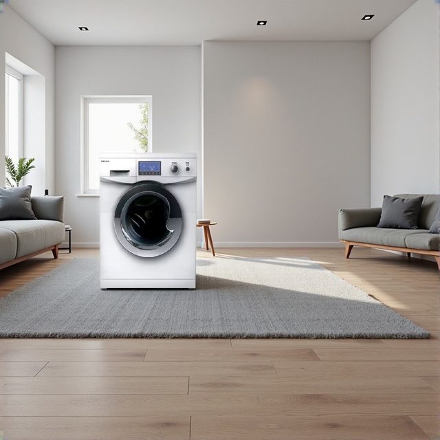 Brand New Automatic Electric 7KG Front Loading Stainless Steel Washing Machine with LED Display