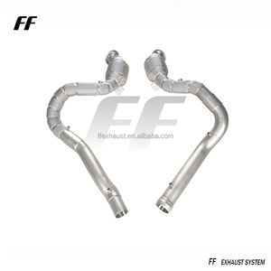 Tuyau de descente d'échappement de bouclier thermique de haute qualité pour Mercedes Benz <span class=keywords><strong>AMG</strong></span> GT <span class=keywords><strong>GTS</strong></span> GTR <span class=keywords><strong>V8</strong></span> 4.0T M178 tuyaux de descente - Product Image 4