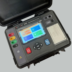 Chạy cho đơn giản điện tử mặt đất kỹ thuật số Trái Đất kháng Tester LCD hiển thị 220V IP65 bảo vệ tự động thử nghiệm 1-năm bảo hành - Product Image 5