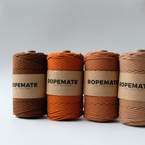 Corda in Cotone Puro ROPEMATE 70 Colori, Intrecciata 3mm, per Macramè, Laccetti per Telefono, Cinghie per Fotocamera, Materiale Fai-da-Te - Product Image 4