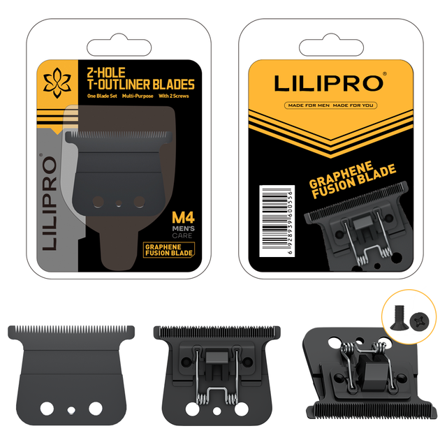LILIPRO M4 Replacement Blade for 7000rpm Professional Hair Trimmer Zero Gapped T-Blade Cordless Rechargeable Edgers Trimmer