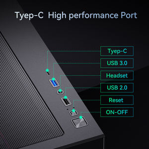 Boîtier de PC de jeu SNOWMAN, tour ATX M-ATX <span class=keywords><strong>ITX</strong></span>, boîtier de jeu pour PC, boîtier de PC de jeu avec panneau latéral en verre - Product Image 4