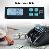 Compteur de billets multi-devises BC-307 avec affichage LED, certifié ROHS, machine de comptage de billets pour les banques et la gestion de trésorerie