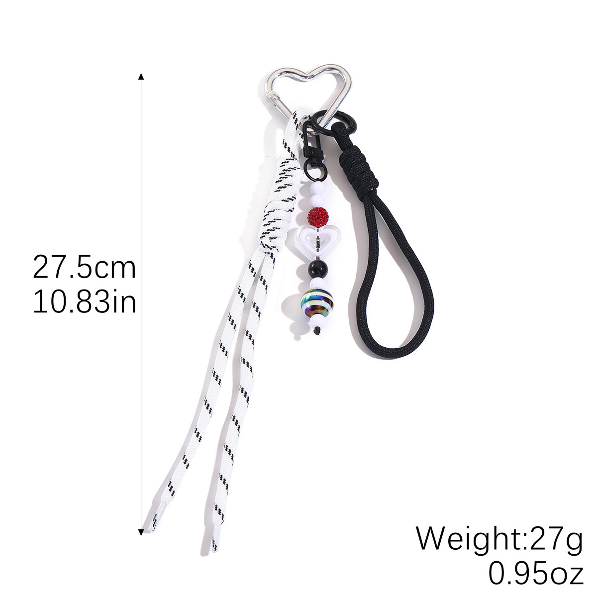 K2508-24 black and white rope