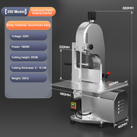 Machine à découper la viande et les os multifonctionnelle pour pattes de porc, à froid et fraîches, à double usage