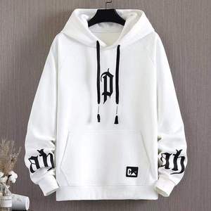 เสื้อฮู้ดดี้โอเวอร์ไซส์ผ้าฝ้ายหนานุ่มคุณภาพสูงสำหรับผู้ชาย ตัวอย่างสินค้าฟรี รับผลิตตามสั่ง ขายส่ง - Product Image 5