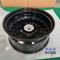 Jantes forgées 2 pièces 6x139.7 pour Cadillac Escalade V Cybertruck Tahoe Hummer EV, personnalisées noires, 24 pouces, jantes en alliage à fond profond
