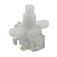 Micro interrupteur à bouton-poussoir en plastique KAN-34 10A 250VAC Interrupteur électrique marche-arrêt à 2 positions avec courant max 3A