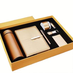 Carnet de notes de luxe Besery en PU à couverture rigide, 100 feuilles, avec boucle argentée longue, coffret cadeau d'affaires, impression sérigraphique de logo personnalisé - Product Image 2