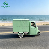 Tricycle à crème glacée personnalisé de haute qualité avec congélateur pour la vente en extérieur
