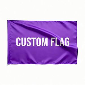 High-quality Durable Eco-Friendly Rectangular Flags Fiberglass Custom-made Full-color Sublimation Printing for <b>Crisp</b> Vibrant - Product Image 2