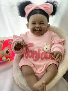 Poupée reborn en silicone souple et solide pour nouveau-né, poupée reborn pour enfants, vinyle, jumelle, bébé fille - Product Image 5
