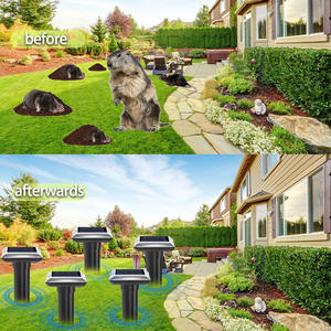 Garden Outdoor 360 Portable Pest Mice Repellent Solar Rat Repeller Ultrasonic Rodent Repeller Solar Pest Animal Control - Product Image 6