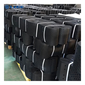 A nido d'ape Geocell HDPE materiale ASTM certificata nero resistente celle in plastica goffrato per parete di contenimento con fondo stradale all'aperto - Product Image 1