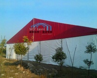 20x40m 20x45m accessoires de caravane gonflables publicitaires tentes dôme tente de hangar gonflable extérieure bâche transparente
