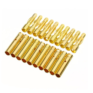 ขั้วต่อสายเคเบิลทองแดงชุบทอง 24k แบบใหม่ ขนาด 8 มม. 6.5 มม. 6 มม. 5.5 มม. 4 มม. 3.5 มม. 3 มม. 2 มม. แบบตัวผู้และตัวเมีย หัวปลั๊กแบบกล้วย - Product Image 5