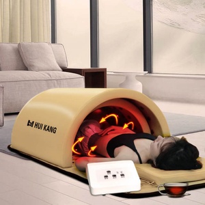 Cápsula de Spa Popular 2023, Cama de Terapia de Luz Roja Personal, Domo de Sauna Infrarroja Pemf para Spa en Casa - Product Image 5