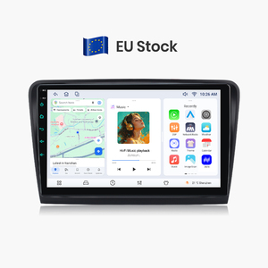Radio de coche Junsun 2 Din Android con Bluetooth y CarPlay para Skoda Superb 2 2008-2015, sistema de navegación GPS para coche, reproductor multimedia - Product Image 1