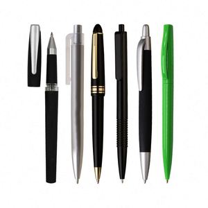 Factory Free Sample Cheap Plastic Ball Business Promotional <b>Pen</b> Custom Logo Customized Color Multi-Colored Ink Options 1.0Mm - Product Image 1